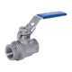 Picture of Ball Valve,Natco,EB-210E, 2piece,full bore,DN10mm,
screwed NPT female x female,1000wog,316 stainless steel,
handlever operated