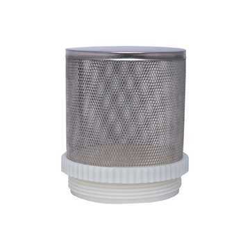 Picture of Non-return Valve spare,Natco,Foot valve filter,
DN65mm, screwed BSP male,304 stainless steel sieve
plastic thread