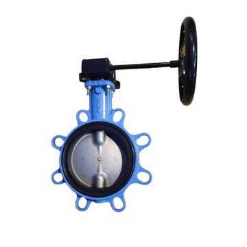 Picture of Butterfly valve, Amri, Boax-B,16 Bar,DN100mm,Type 2 wafer multi-
drilled,3g body-Ductile iron,6k shaft-316 stainless steel,
6 disc-316 stainless steel, XU liner-
EPDM, Gearbox operated MN12