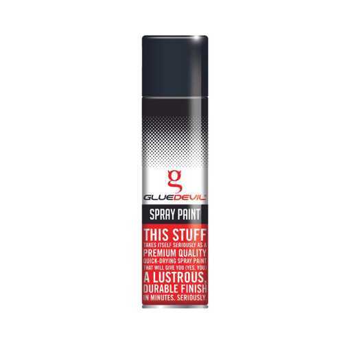 Picture of SPRAY PAINT BLACK MATT Q:300ML GLUEDEVIL