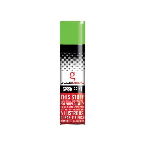Picture of SPRAY PAINT GREEN APPLE Q:300ML GLUEDEVIL