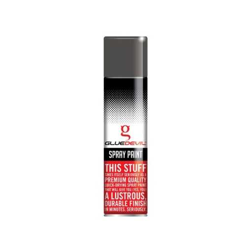 Picture of SPRAY PAINT MACHINERY GREY Q:300ML GLUEDEVIL