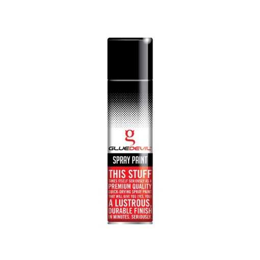 Picture of SPRAY PAINT HEAT RESISTANT BLACK Q:300ML GLUEDEVIL