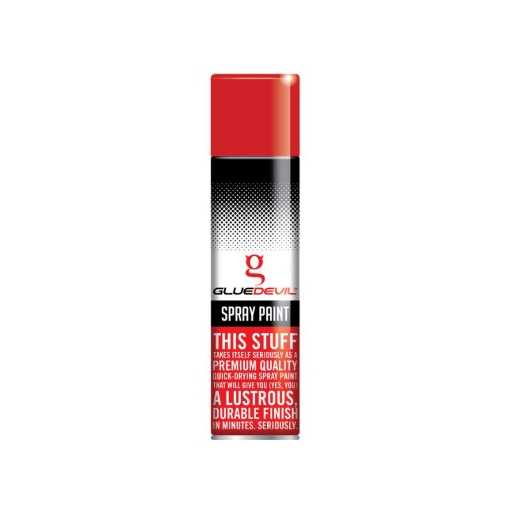Picture of SPRAY PAINT SIGNAL RED Q:300ML GLUEDEVIL