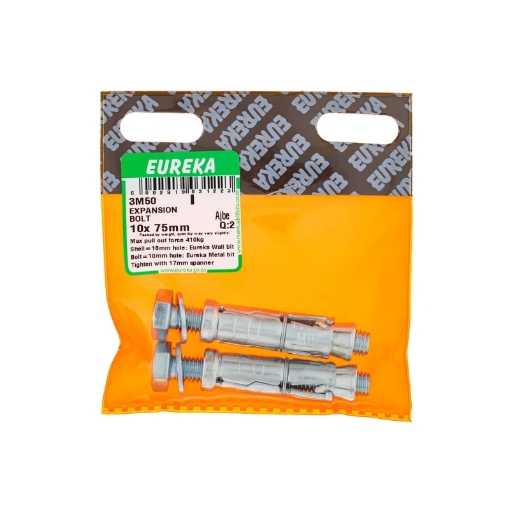 Picture of EXPANSION BOLT 10X75MM Q:2 EUREKA