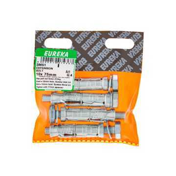 Picture of EXPANSION BOLT 10X75MM Q:4 EUREKA