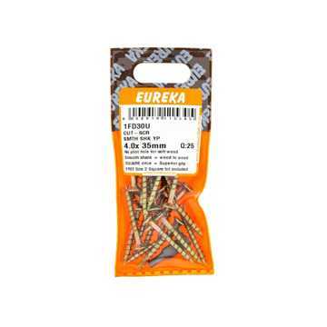 Picture of CUT-SCREW™ SMOOTH SHANK YELLOW PASSIVATED 4.0X35MM Q:25 EUREKA