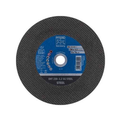 Picture of CUTTING DISC INDUSTRIAL GRADE (SG) STEEL 230X3.2MM Q:25 PFERD