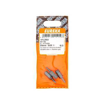 Picture of BIT SQUARE 25MM SIZE 1 SCREW 3.5MM Q:3 EUREKA