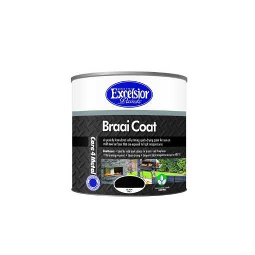 Picture of PAINT BRAAI COAT BLACK Q:1L EXCELSIOR