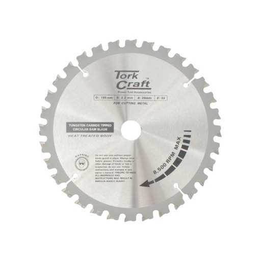 Picture of CUTTING BLADE TUNGSTEN CARBIDE TIPPED FOR STEEL CUTTING 185MMX32T 20/16
TORK CRAFT