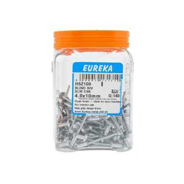 Picture of RIVET BLIND ALUMINIUM COUNTERSUNK 4.0X10MM Q:140 EUREKA