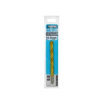 Picture of DRILL BIT HSS (HIGH SPEED STEEL) TITAN GOLD 10.5MM EUREKA