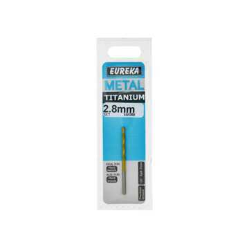 Picture of DRILL BIT HSS (HIGH SPEED STEEL) TITAN GOLD 2.8MM EUREKA