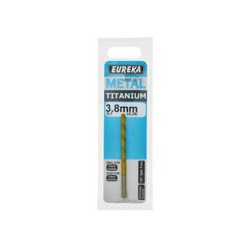 Picture of DRILL BIT HSS (HIGH SPEED STEEL) TITAN GOLD 3.8MM EUREKA
