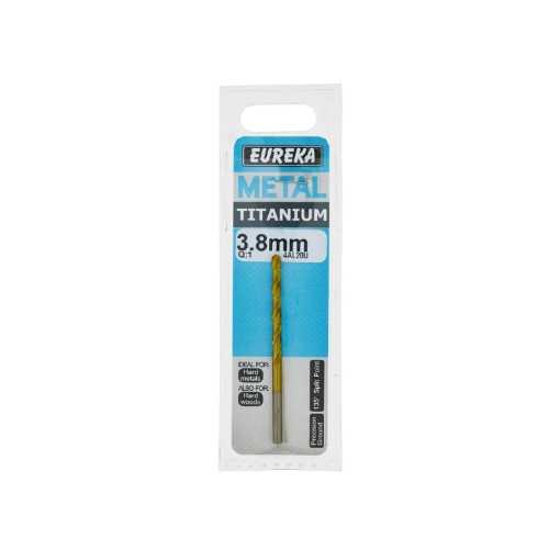 Picture of DRILL BIT HSS (HIGH SPEED STEEL) TITAN GOLD 3.8MM EUREKA