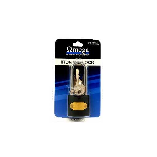 Picture of PADLOCK IRON LONG SHACKLE 32MM OMEGA