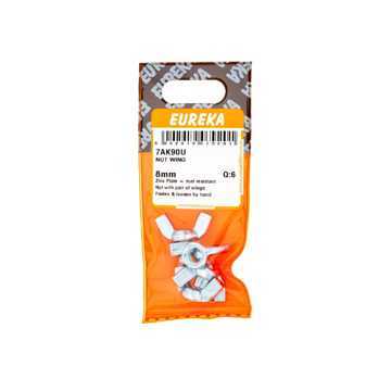 Picture of NUT WING 8MM Q:6 EUREKA