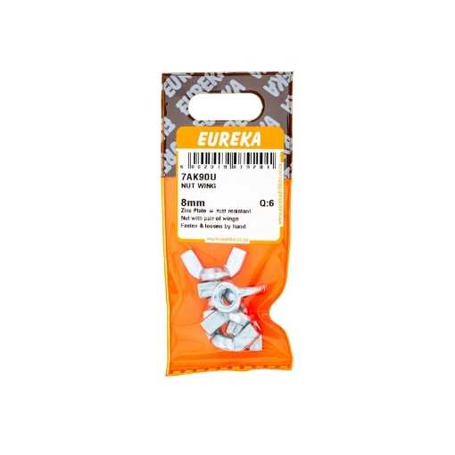 Picture of NUT WING 8MM Q:6 EUREKA