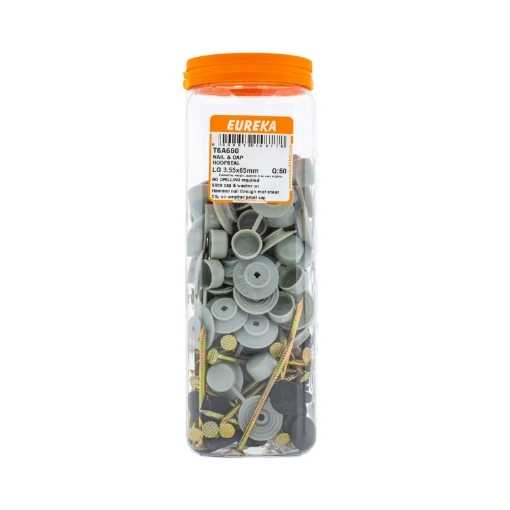 Picture of NAIL & CAP ROOFSEAL LARGE 3.55X65MM Q:50 EUREKA