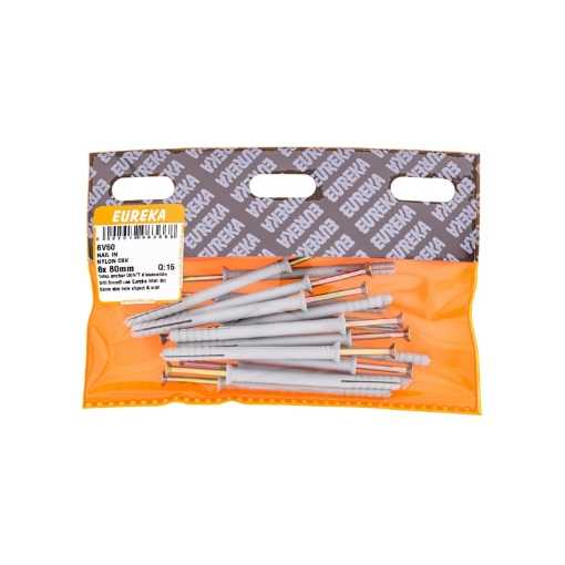 Picture of NAIL IN NYLON COUNTERSUNK 6X80MM Q:15 EUREKA