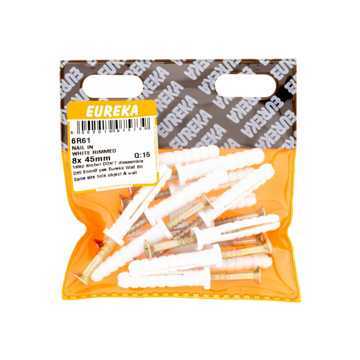 Picture of NAIL IN WHITE RIMMED 8X45MM Q:15 EUREKA