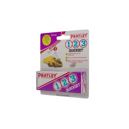 Picture of EPOXY QUICKSET 1-2-3 Q:15ML PRATLEY
