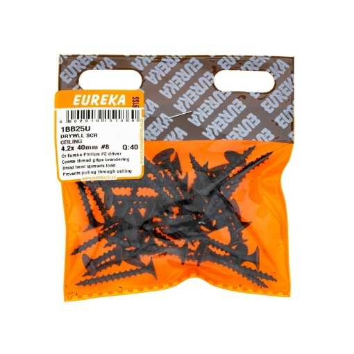 Picture of DRYWALL SCREW CEILING 4.2X40MM NO 8 Q:40 EUREKA