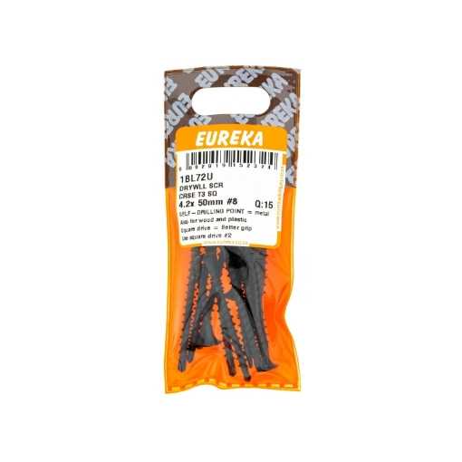 Picture of DRYWALL SCREW COARSE TORX 3 SQ 4.2X50MM NO 8 Q:15 EUREKA