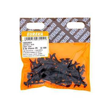 Picture of DRYWALL SCREW COARSE THREAD 3.5X25MM NO 6:Q:100 EUREKA