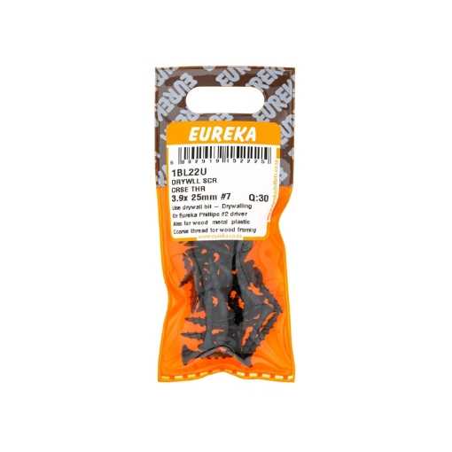 Picture of DRYWALL SCREW COARSE THREAD 3.9X25MM NO 7 Q:30 EUREKA