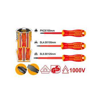 Picture of SCREWDRIVER SET VDE (ELECTRICAL): PHILLIPS Q:3 INGCO
