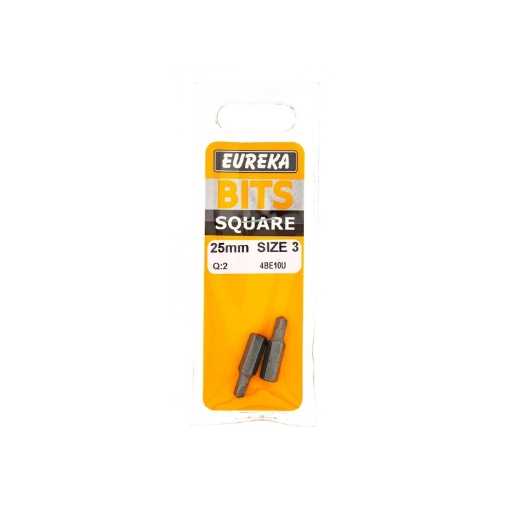 Picture of BIT SQUARE 25MM SIZE 3 SCREW 6MM Q:2 EUREKA