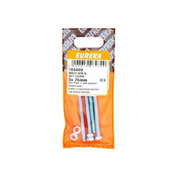 Picture of MACHINE SCREW & NUT CHEESEHEAD 5X75MM Q:5 EUREKA