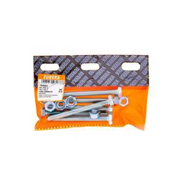 Picture of SET SCREW & NUT GALVANISED 10X100MM Q:6 EUREKA