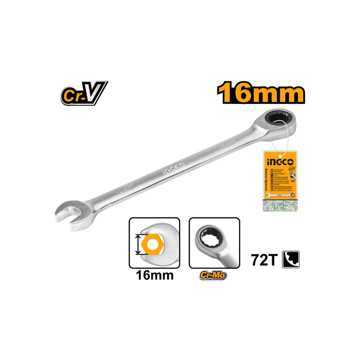 Picture of SPANNER RATCHET 16MM INGCO
