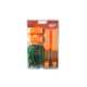 Picture of TIE DOWN RATCHET SET: 2 x S-HOOK RATCHET 25MMX5.0M, 2 X S-HOOK CAMBUCKLE TIE DOWN
25MMx2.5M, 4 X BUNGEE CORD (2 X 8MMx40CM, 2 X 8MMx60CM) Q: 8 JAVELIN