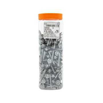 Picture of ROOF SCREW STEEL CLASS 4 ZINC PLATED 12X50MM Q:130 EUREKA