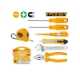 Picture of HAND TOOL SET Q:7 INGCO