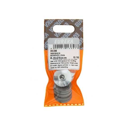 Picture of WASHER BONDED EVA GALVANISED 6.0X25MM Q:10 EUREKA