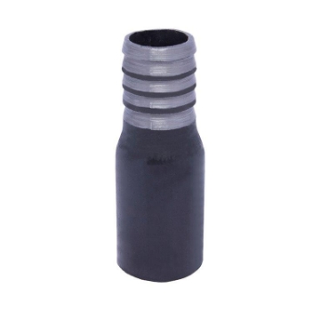 Picture of NIPPLE WROUGHT STEEL BLACK 20 x SWAGE ONE END PLAIN ONE END
