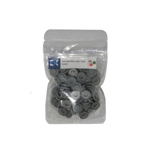 Picture of CAP HEX DOVE GREY 5/16"  Q:100
