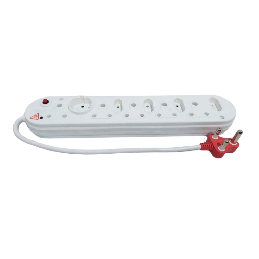 Picture of ELECTRICAL MULTIPLUG HIGH SURGE 5X16AMP 4X5AMP 2 PIN 1XROUND