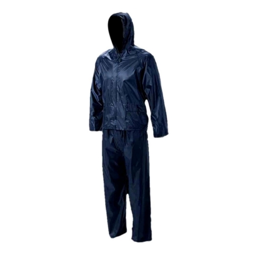 Picture of SUITS RAIN RUBBER NAVY BLUE SIZE 3XL DROMEX