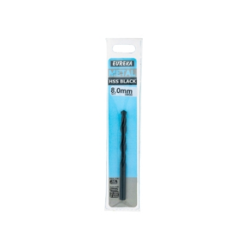 Picture of DRILL BIT HSS (HIGH SPEED STEEL) BLACK 8.0MM EUREKA