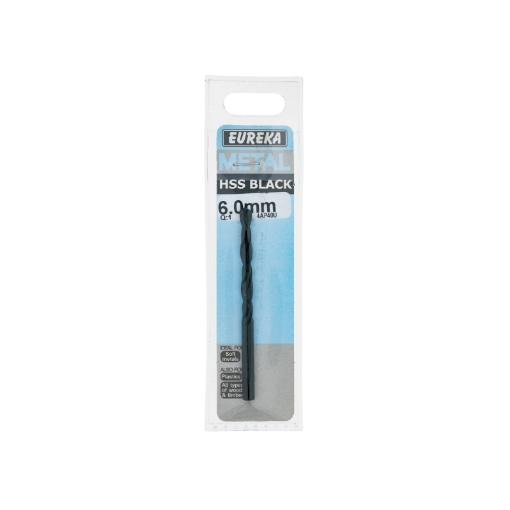 Picture of DRILL BIT HSS (HIGH SPEED STEEL) BLACK 6.0MM EUREKA