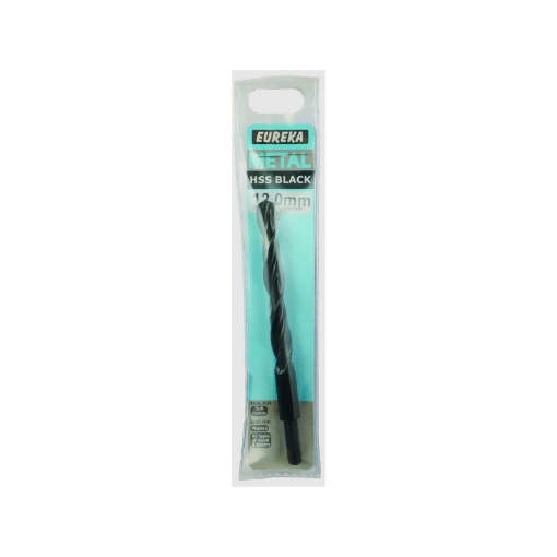 Picture of DRILL BIT HSS (HIGH SPEED STEEL) BLACK 12.0MM EUREKA