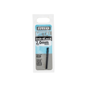 Picture of DRILL BIT HSS (HIGH SPEED STEEL) BLACK 2.0MM Q:2 EUREKA