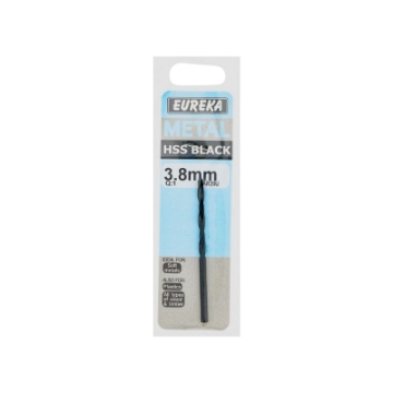 Picture of DRILL BIT HSS (HIGH SPEED STEEL) BLACK 3.8MM EUREKA