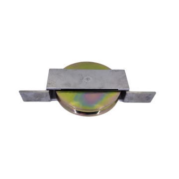 Picture of SLIDING GATE WHEEL U-GROOVE WITH BRACKETS 120MM
